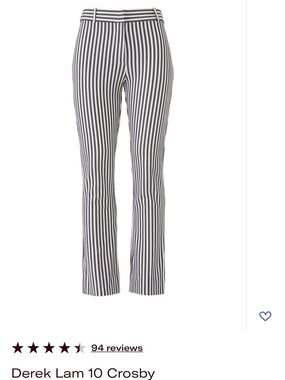Derek Lam 10 Crosby Striped Trousers